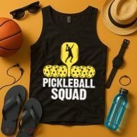 Funny Pickleball Squad Sport Gift Pickleball Player Tank Top thumb 4