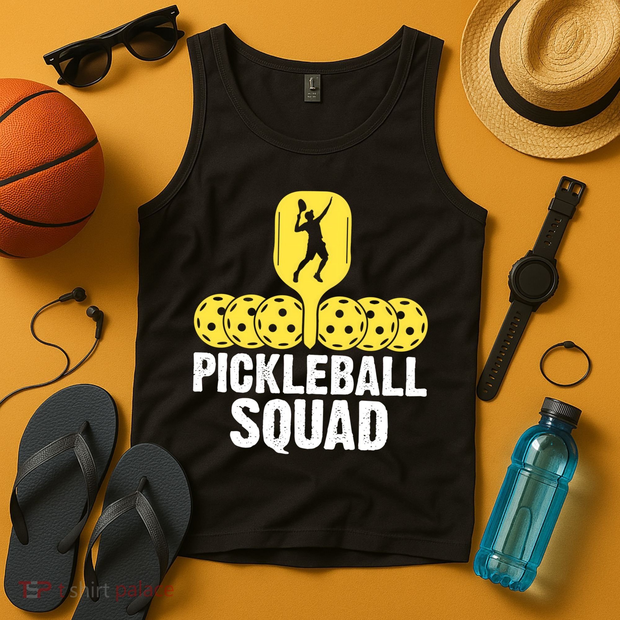 Funny Pickleball Squad Sport Gift Pickleball Player Tank Top