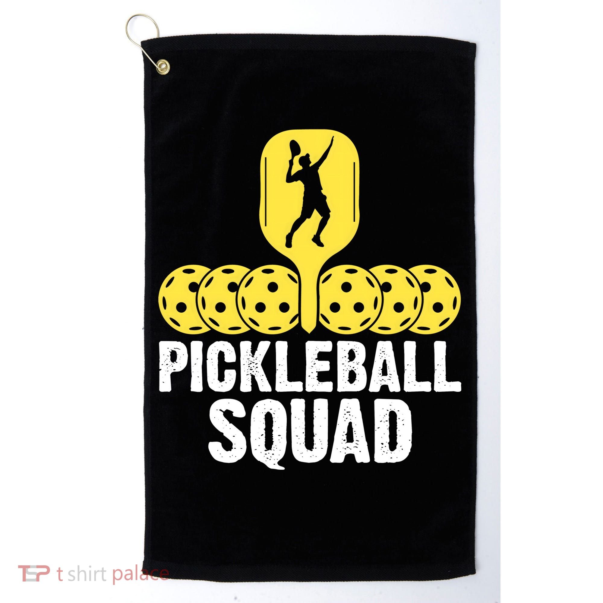 Funny Pickleball Squad Sport Gift Pickleball Player Golf Towel