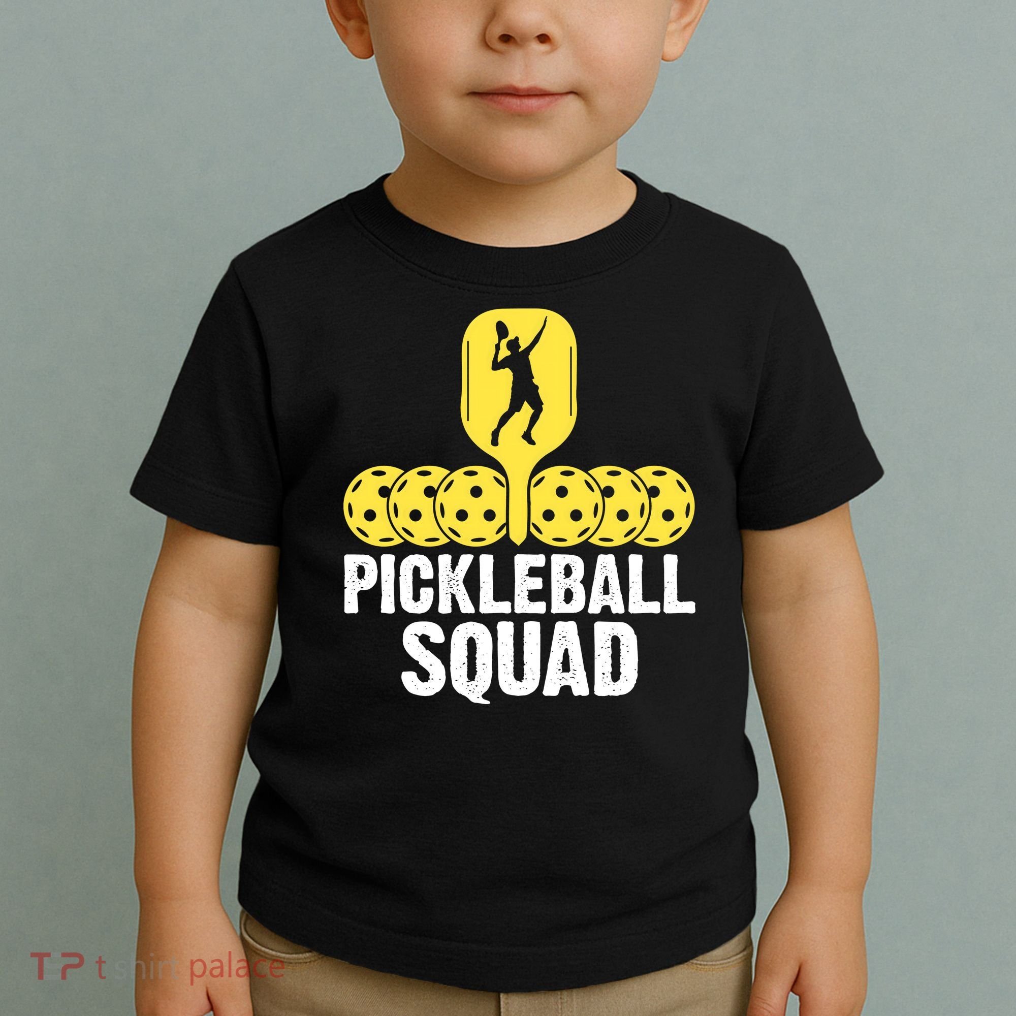 Funny Pickleball Squad Sport Gift Pickleball Player Toddler T-Shirt