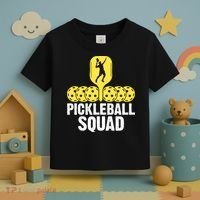 Funny Pickleball Squad Sport Gift Pickleball Player Toddler T-Shirt thumb 3