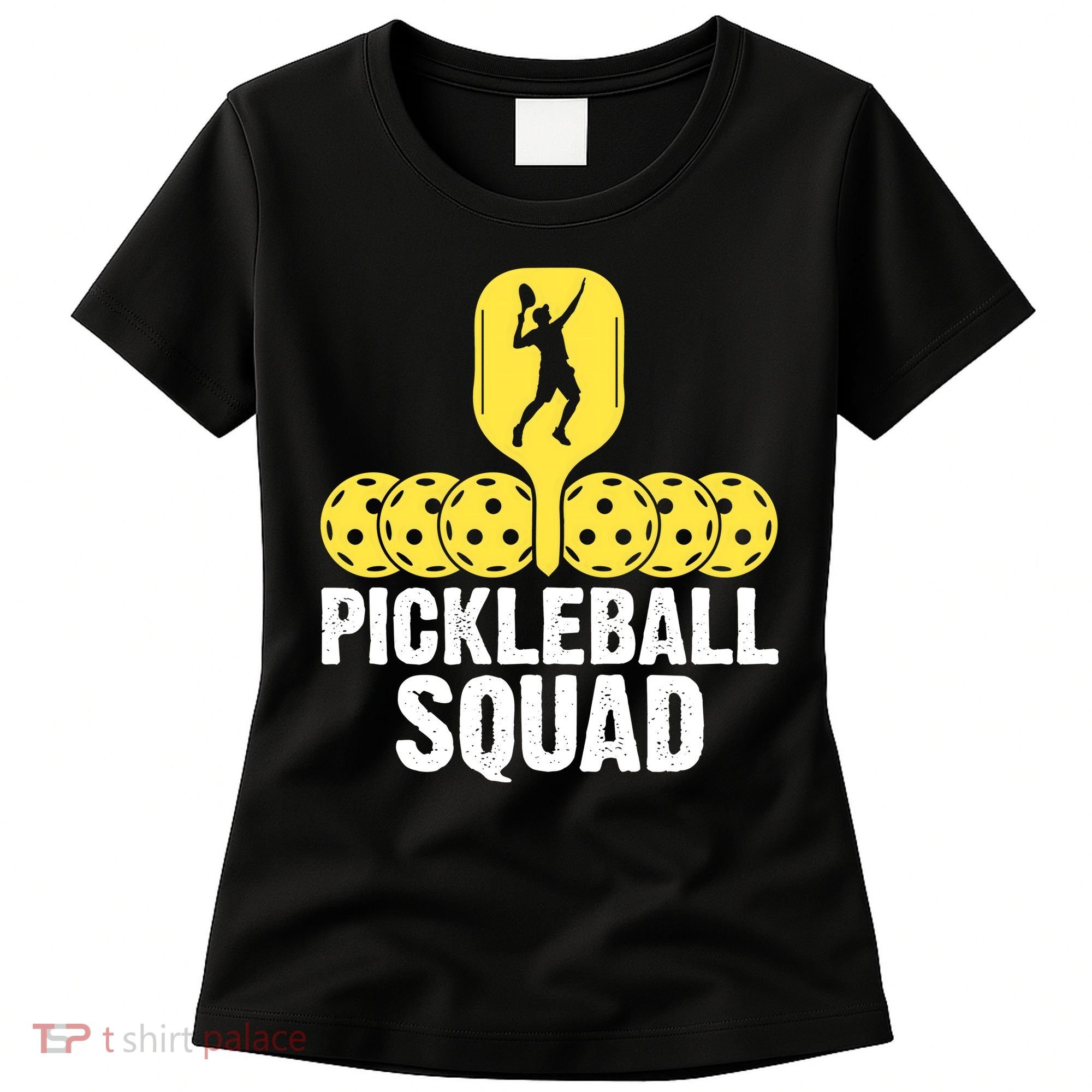 Funny Pickleball Squad Sport Gift Pickleball Player Women's T-Shirt