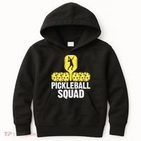 Funny Pickleball Squad Sport Gift Pickleball Player Kids Hoodie thumb 0