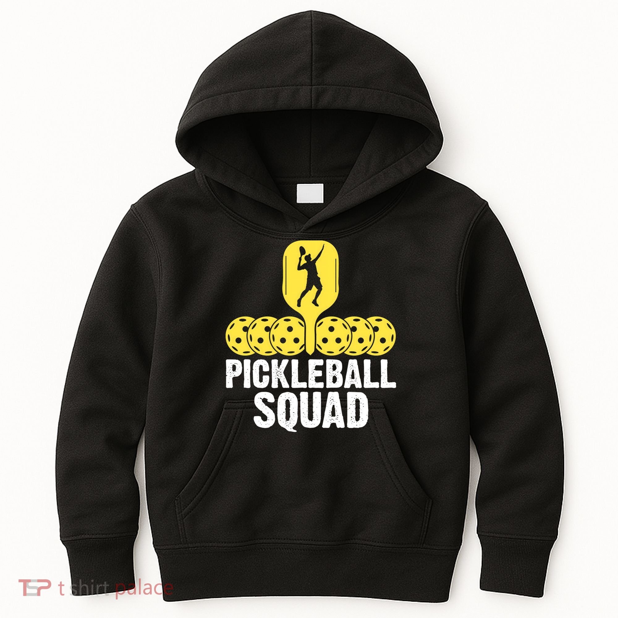 Funny Pickleball Squad Sport Gift Pickleball Player Kids Hoodie