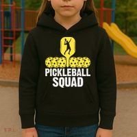 Funny Pickleball Squad Sport Gift Pickleball Player Kids Hoodie thumb 3
