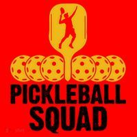 Funny Pickleball Squad Sport Gift Pickleball Player Santa Hat thumb 1