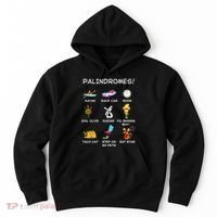Funny Palindromes Set For Palindromists Word Play Games Pun Hoodie thumb 0