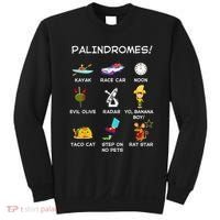Funny Palindromes Set For Palindromists Word Play Games Pun Sweatshirt thumb 0