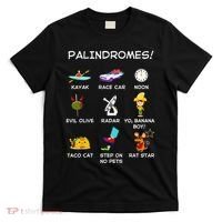 Funny Palindromes Set For Palindromists Word Play Games Pun T-Shirt thumb 0