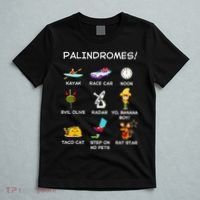 Funny Palindromes Set For Palindromists Word Play Games Pun T-Shirt thumb 5