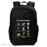 Funny Palindromes Set For Palindromists Word Play Games Pun Backpack thumb 0