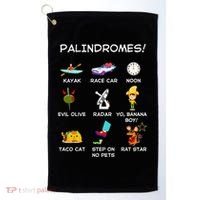 Funny Palindromes Set For Palindromists Word Play Games Pun Golf Towel thumb 0