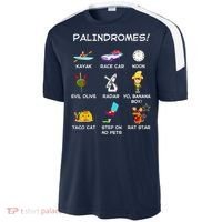 Funny Palindromes Set For Palindromists Word Play Games Pun Sport-Tek Competitor United Soccer Jersey thumb 2