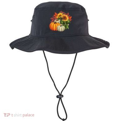 Fall Pumpkin Sunflower Cute Bucket Hat