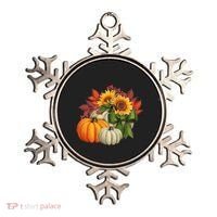 Fall Pumpkin Sunflower Cute Ornament thumb 0