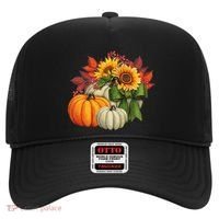 Fall Pumpkin Sunflower Cute Hat thumb 0