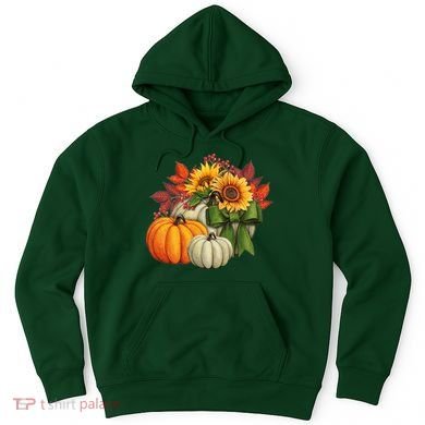 Fall Pumpkin Sunflower Cute Hoodie