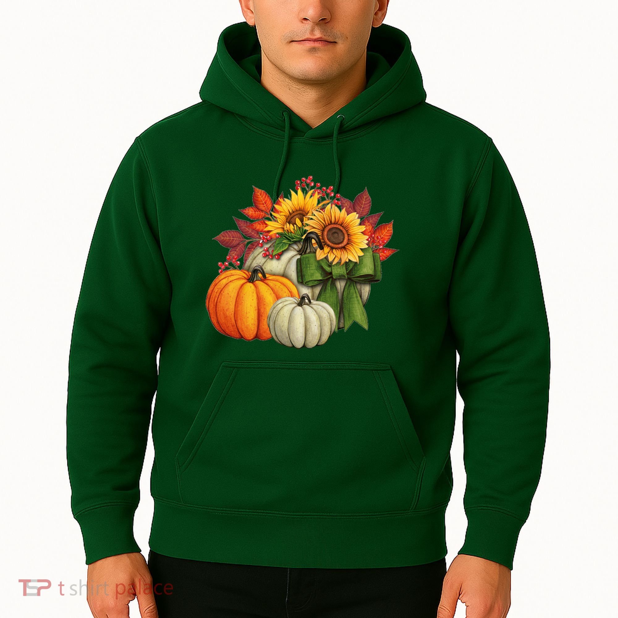 Fall Pumpkin Sunflower Cute Hoodie