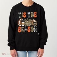 Fall Pattern Tis The Season All Fall Vibes Women's Sweatshirt thumb 0