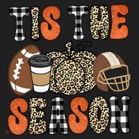 Fall Pattern Tis The Season All Fall Vibes Women's Sweatshirt thumb 2