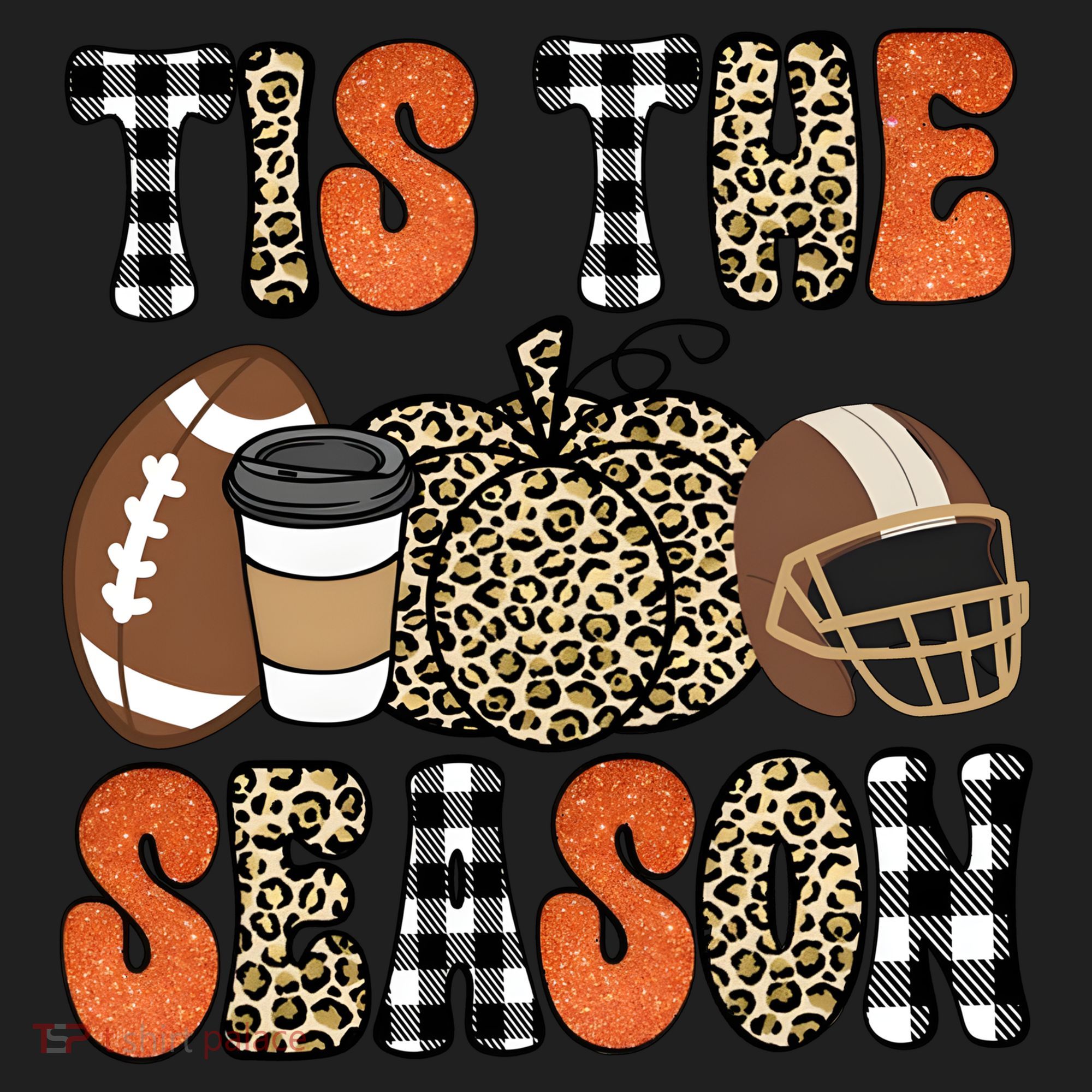 Fall Pattern Tis The Season All Fall Vibes Women's Sweatshirt
