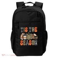 Fall Pattern Tis The Season All Fall Vibes Backpack thumb 0