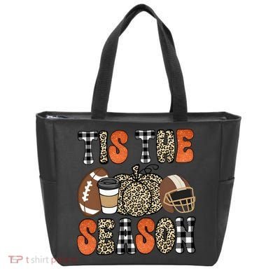 Fall Pattern Tis The Season All Fall Vibes Tote Bag