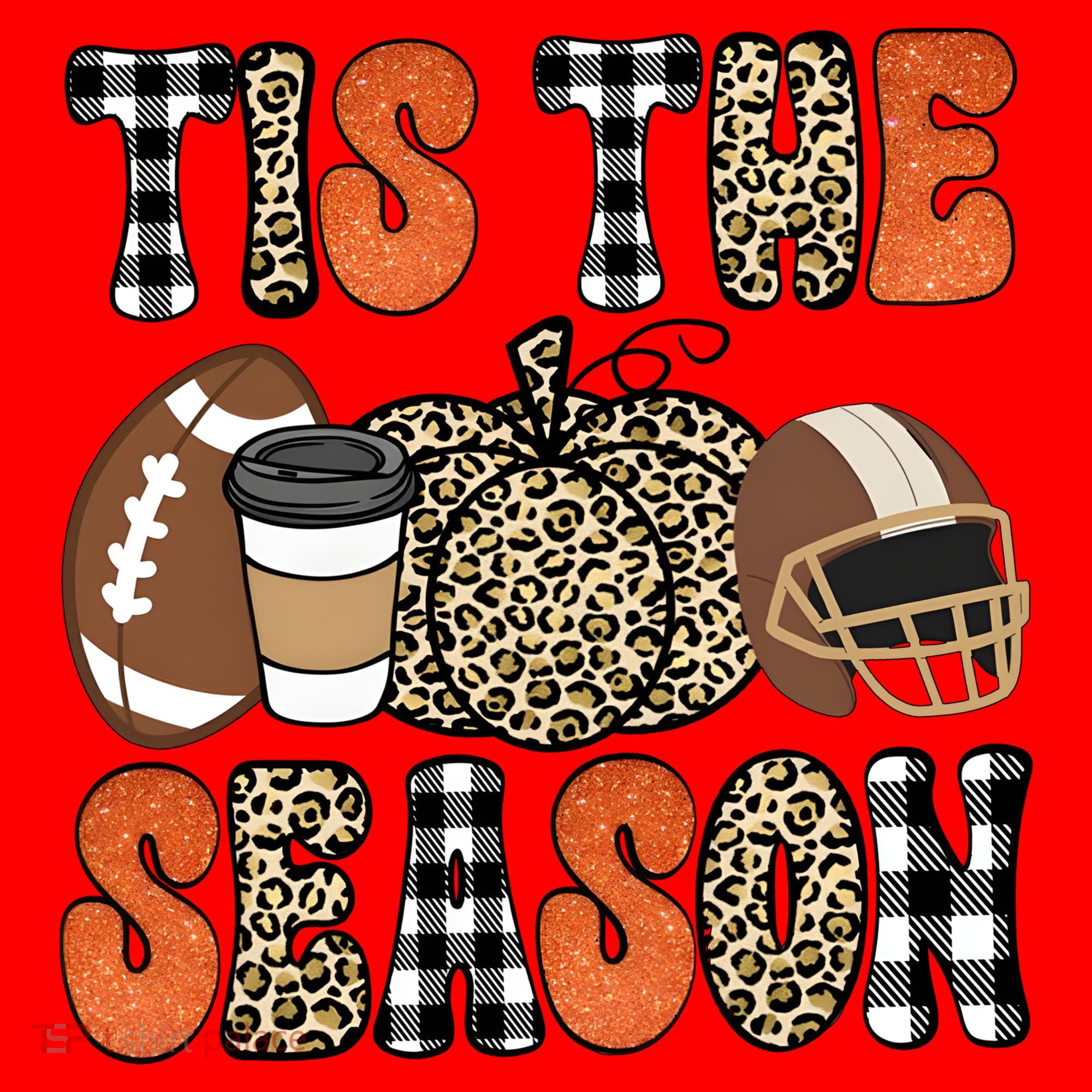 Fall Pattern Tis The Season All Fall Vibes Santa Hat