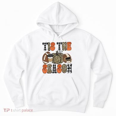 Fall Pattern Tis The Season All Fall Vibes Hoodie