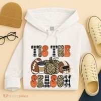 Fall Pattern Tis The Season All Fall Vibes Hoodie thumb 4