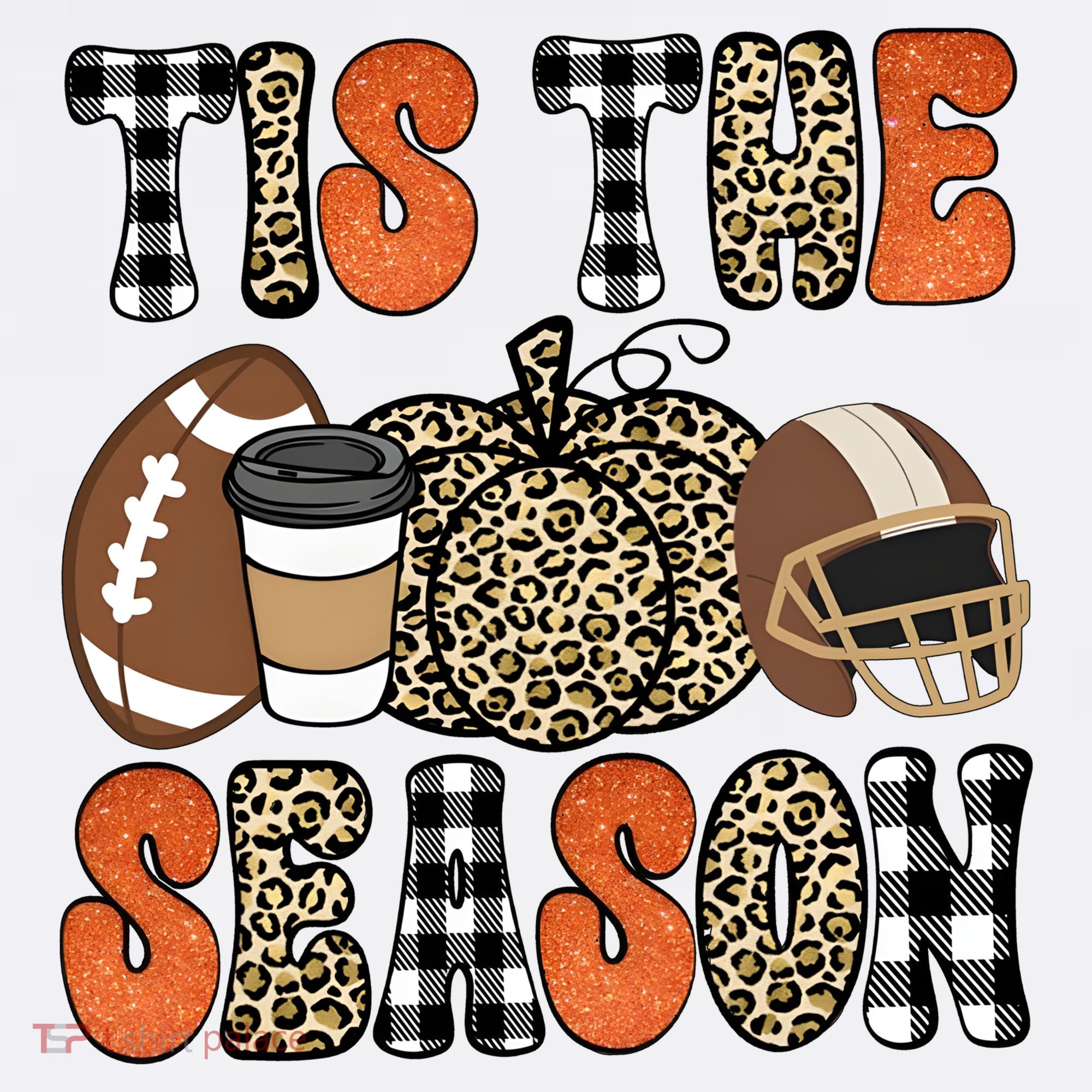 Fall Pattern Tis The Season All Fall Vibes Hoodie