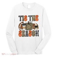 Fall Pattern Tis The Season All Fall Vibes Long Sleeve Shirt thumb 0