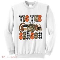 Fall Pattern Tis The Season All Fall Vibes Sweatshirt thumb 0
