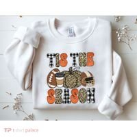 Fall Pattern Tis The Season All Fall Vibes Sweatshirt thumb 2