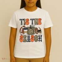 Fall Pattern Tis The Season All Fall Vibes T-Shirt thumb 4