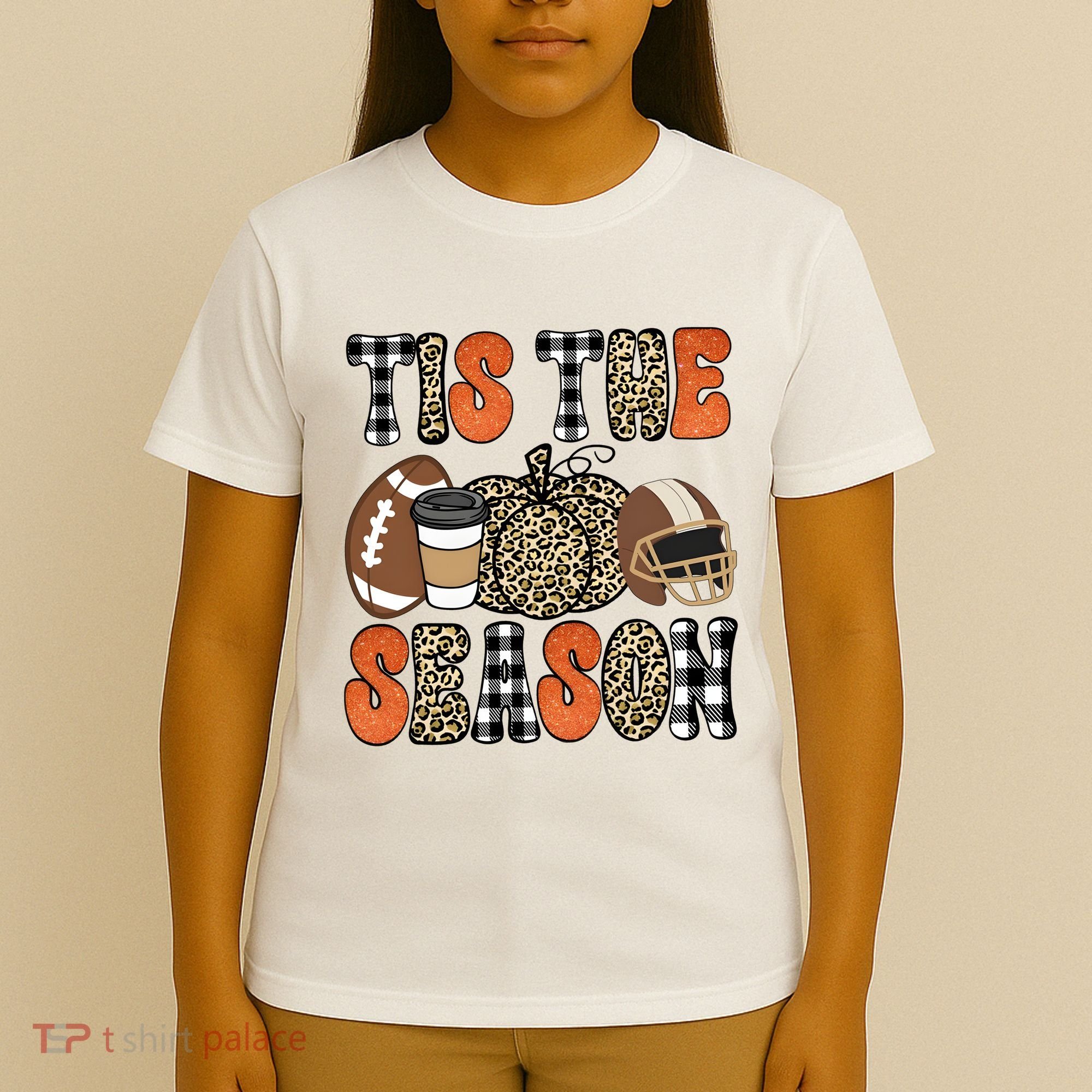 Fall Pattern Tis The Season All Fall Vibes T-Shirt