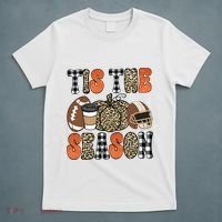 Fall Pattern Tis The Season All Fall Vibes T-Shirt thumb 5
