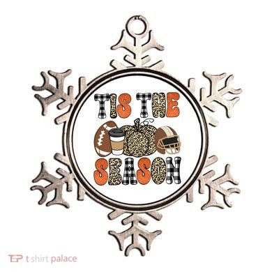 Fall Pattern Tis The Season All Fall Vibes Ornament