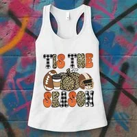 Fall Pattern Tis The Season All Fall Vibes Women's Tank Top thumb 3