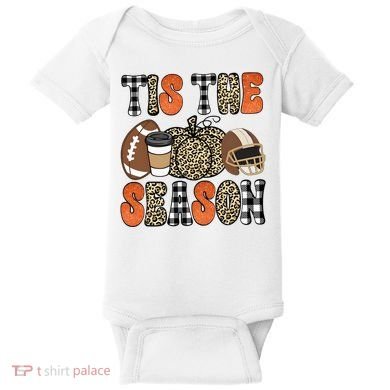 Fall Pattern Tis The Season All Fall Vibes Baby Bodysuit