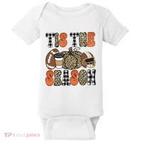 Fall Pattern Tis The Season All Fall Vibes Baby Bodysuit thumb 0