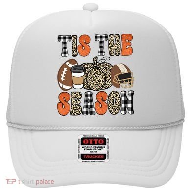Fall Pattern Tis The Season All Fall Vibes Hat