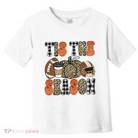 Fall Pattern Tis The Season All Fall Vibes Toddler T-Shirt thumb 0