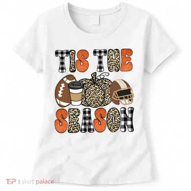 Fall Pattern Tis The Season All Fall Vibes Women's T-Shirt