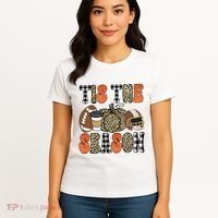 Fall Pattern Tis The Season All Fall Vibes Women's T-Shirt thumb 4