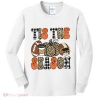 Fall Pattern Tis The Season All Fall Vibes Kids Long Sleeve Shirt thumb 0