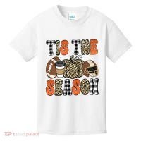 Fall Pattern Tis The Season All Fall Vibes Kids T-Shirt thumb 0
