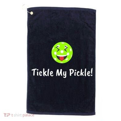 Fun Pickleball, Tickle My Pickle, Greatpickleballstuff Golf Towel