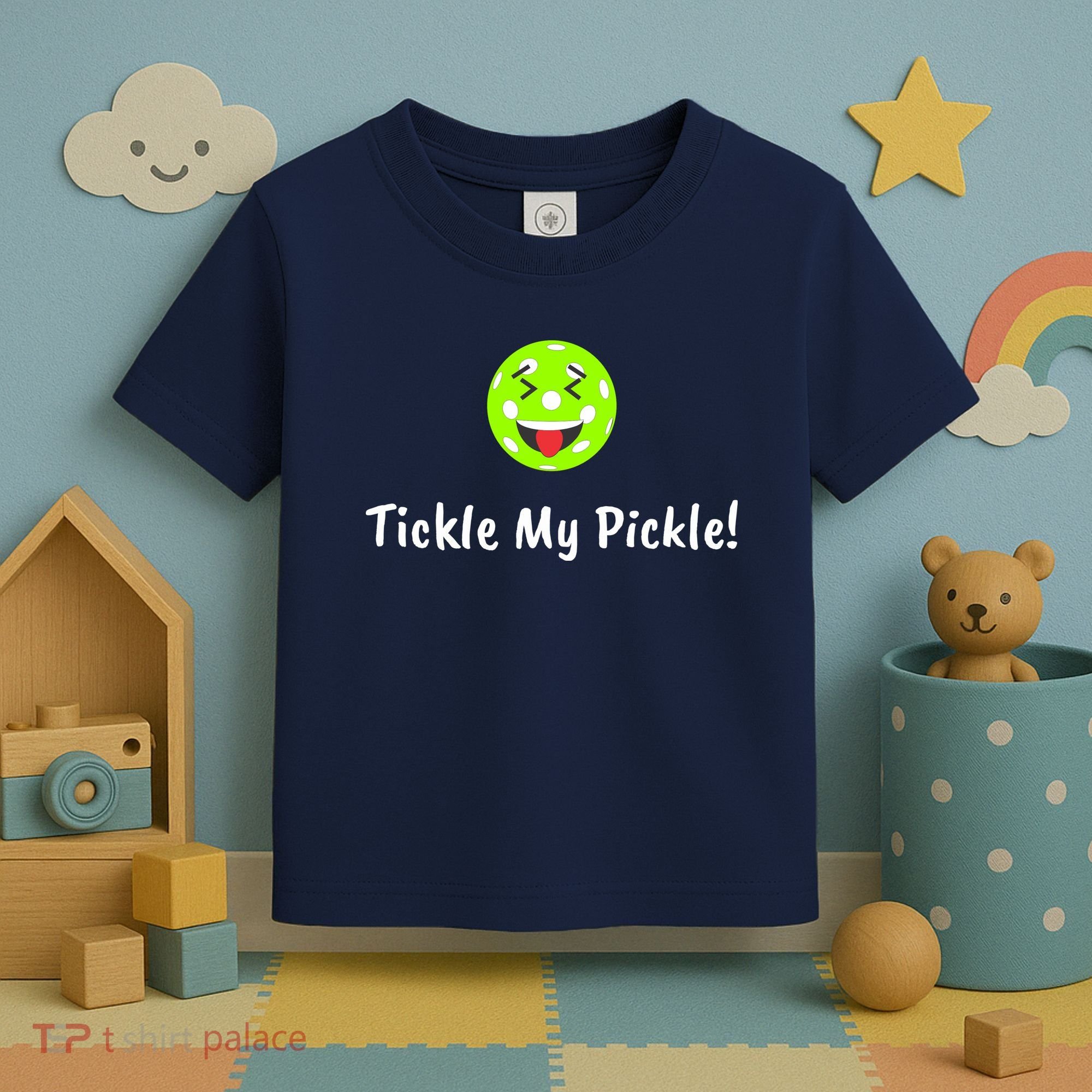 Fun Pickleball, Tickle My Pickle, Greatpickleballstuff Toddler T-Shirt