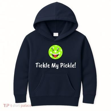 Fun Pickleball, Tickle My Pickle, Greatpickleballstuff Kids Hoodie